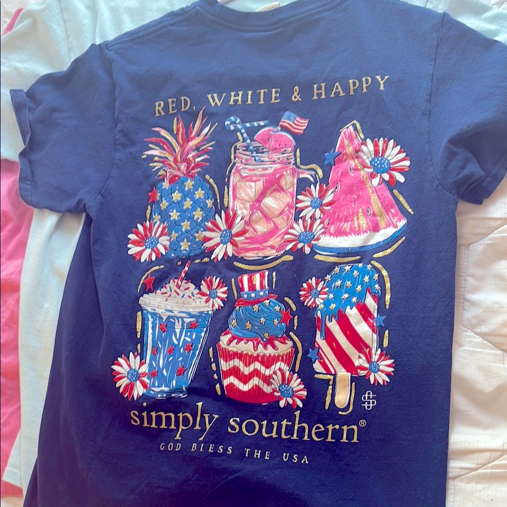 Simply Southern Patriotic Graphic T-Shirt
